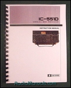 Icom IC-551D Instruction manual - Click Image to Close